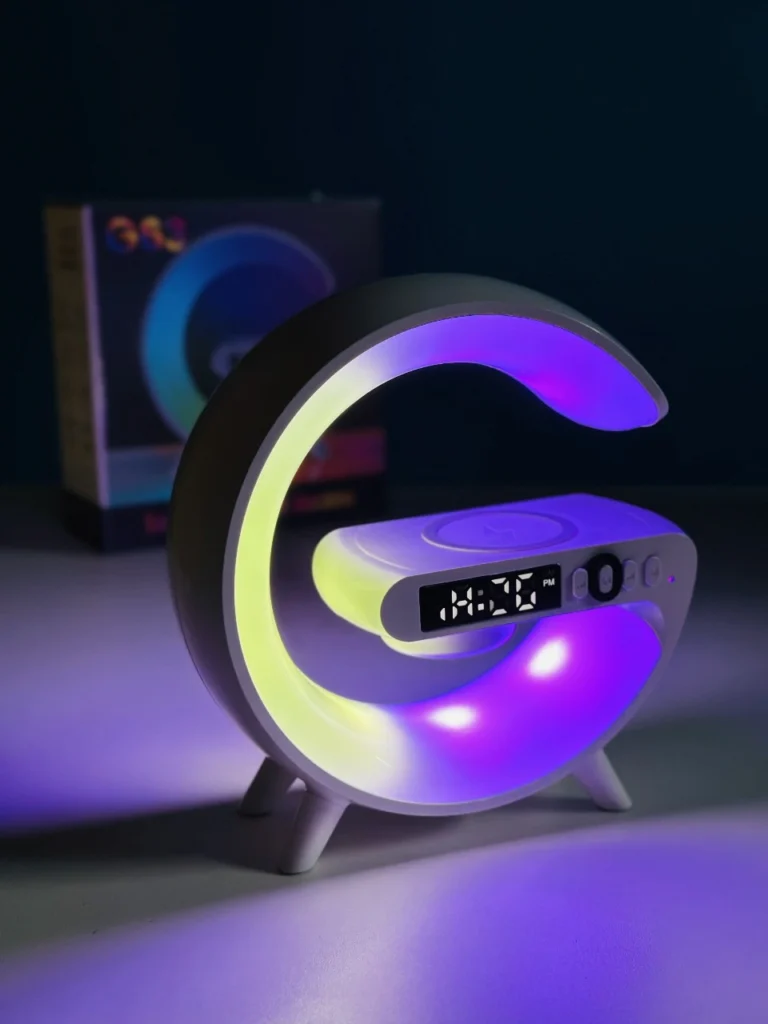 Atmosphere RGB Light Bluetooth Speaker With Wireless Charging