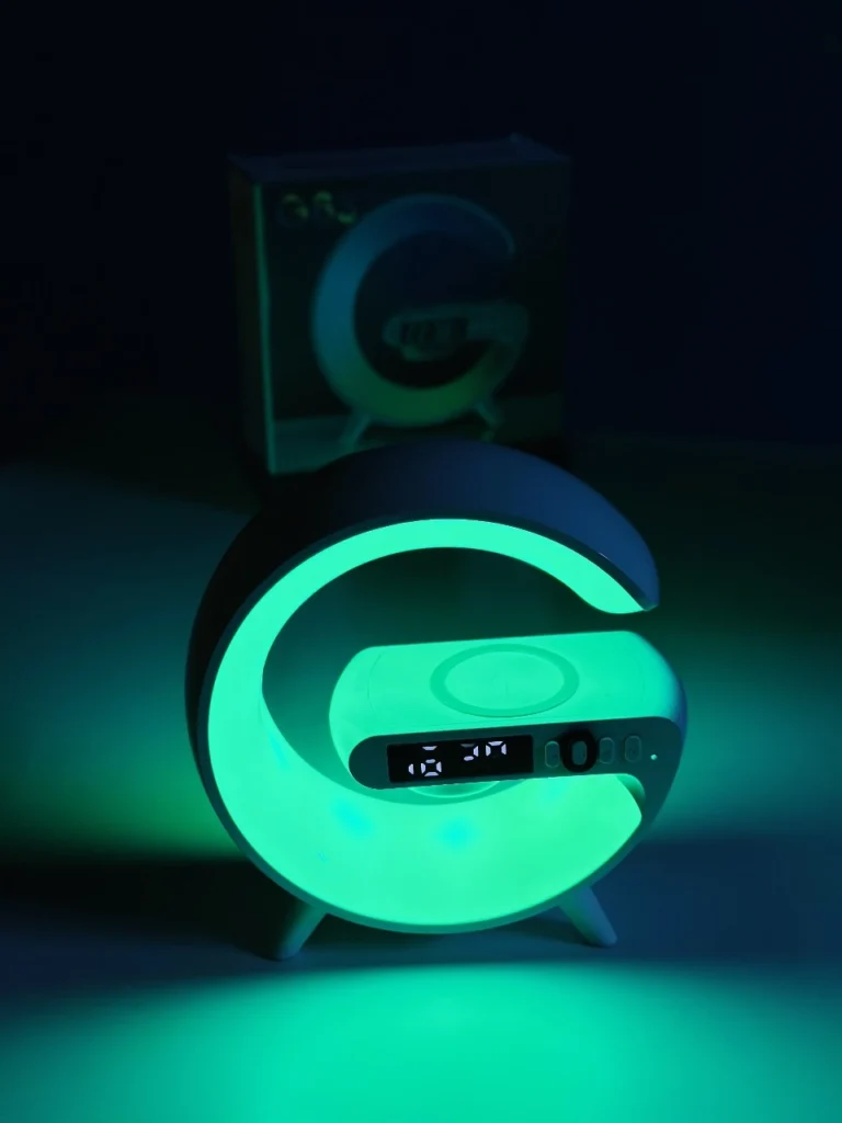 Atmosphere RGB Light Bluetooth Speaker With Wireless Charging